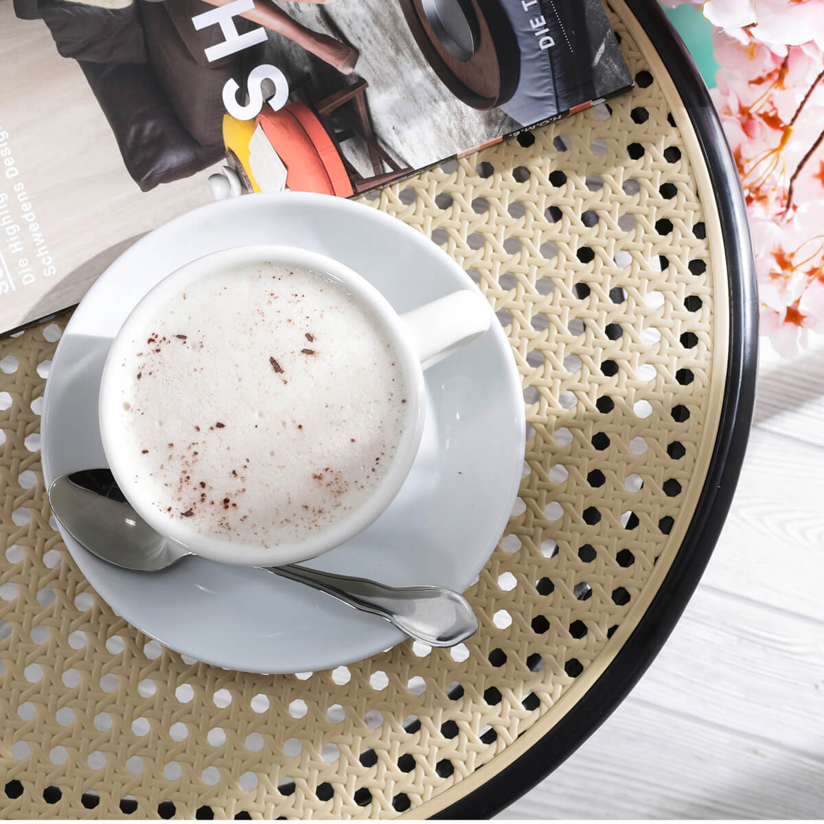 Cappuccino Lebensmittel-Attrappe 20 cm Ø - 4