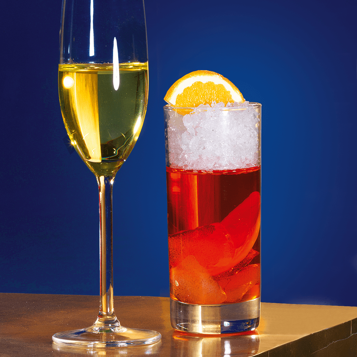 Cocktail oranges aliment factice 18 cm - 7
