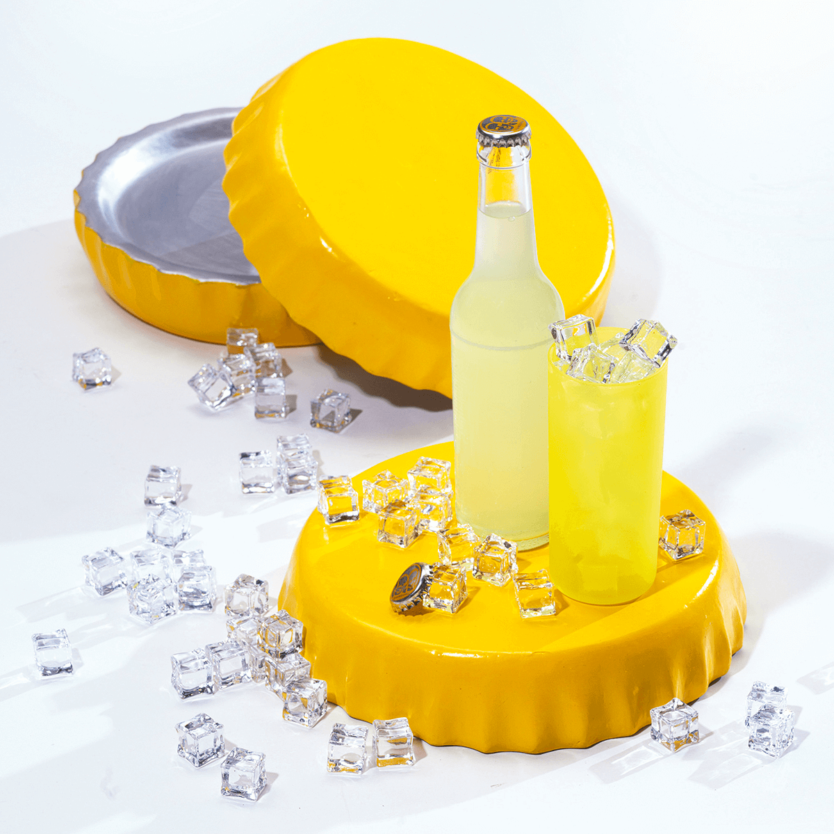 Acrylic decorative ice cubes, 500 g - 4