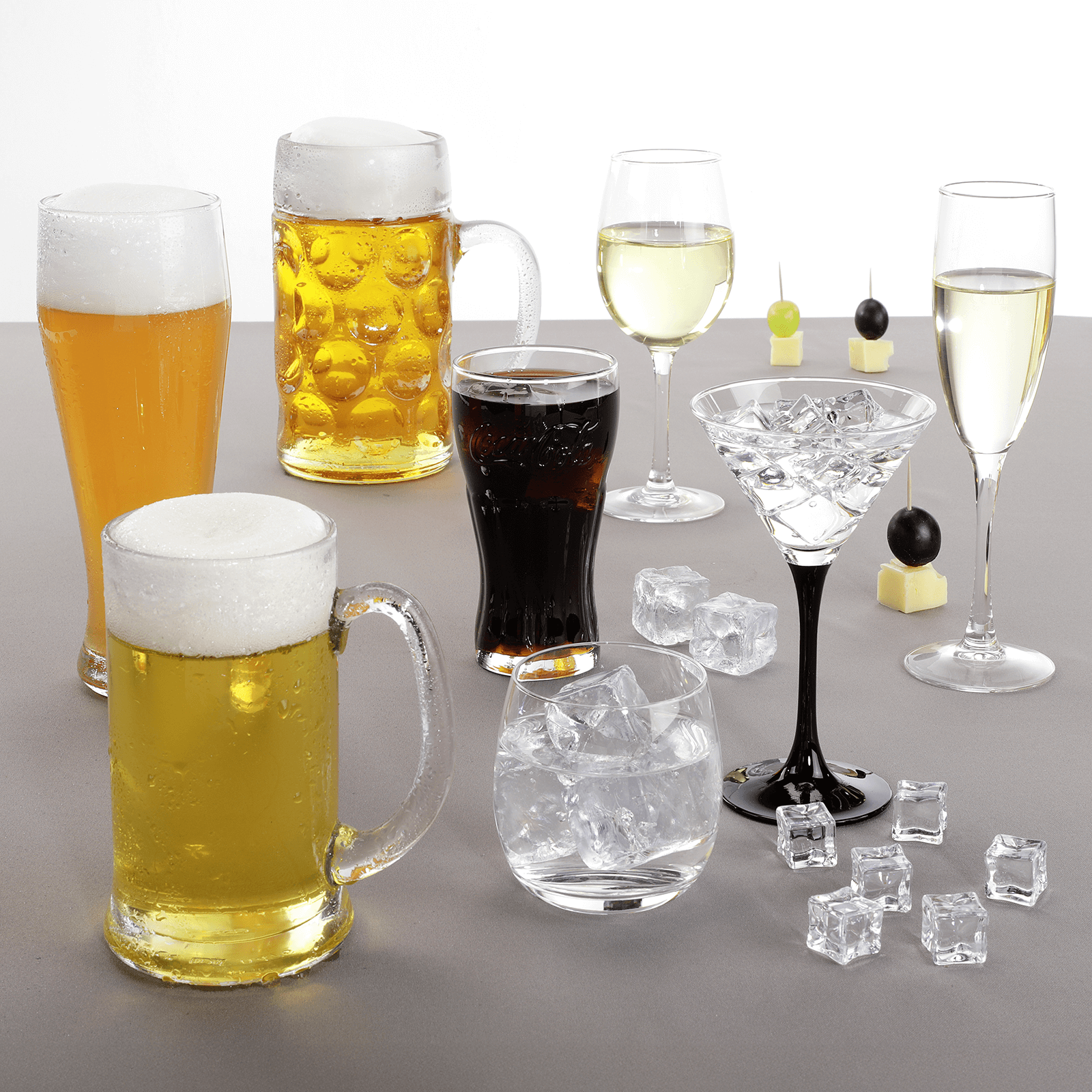 Acrylic decorative ice cubes, 500 g - 3