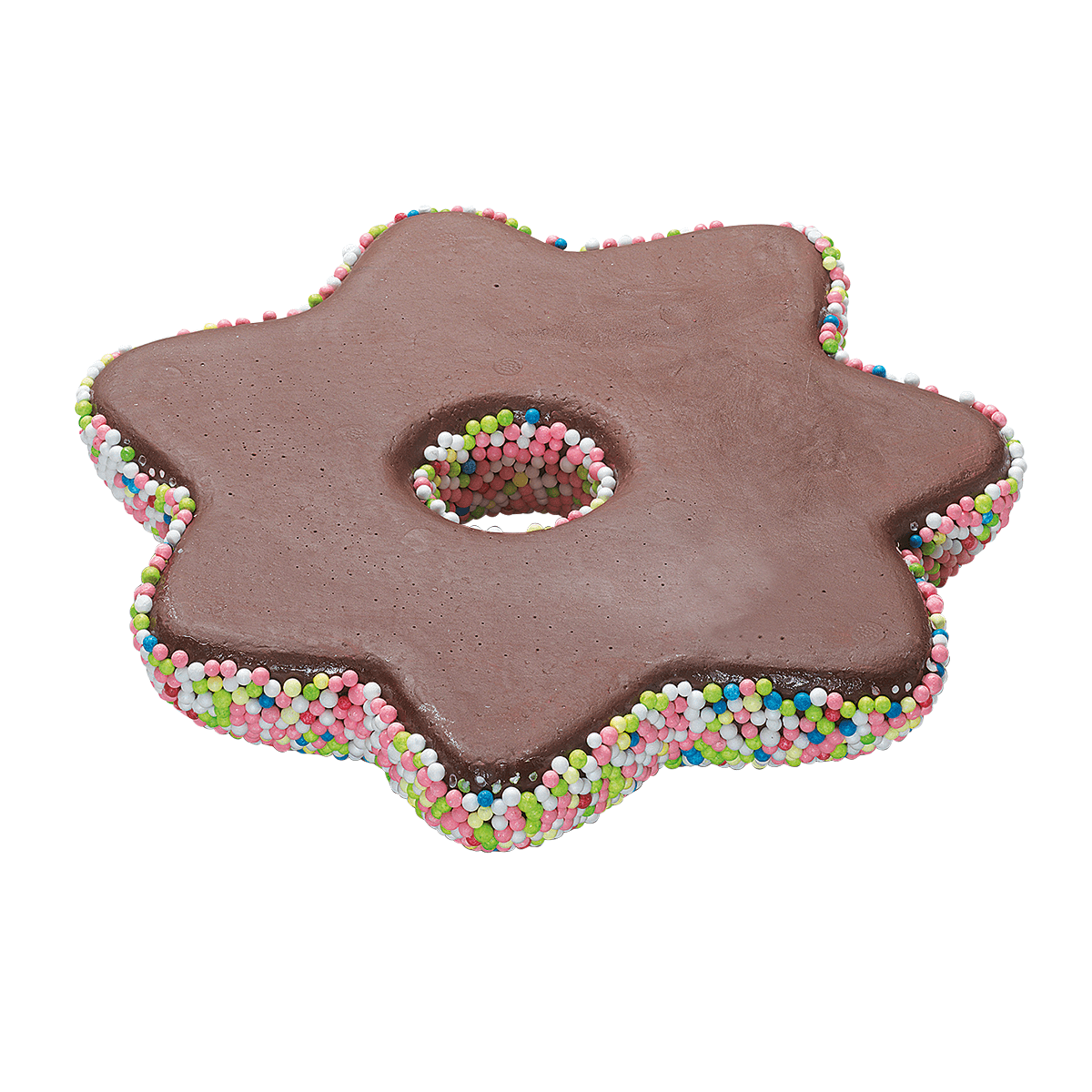 Etoile en pain d'épice à parsemer Ø 30 cm - 2