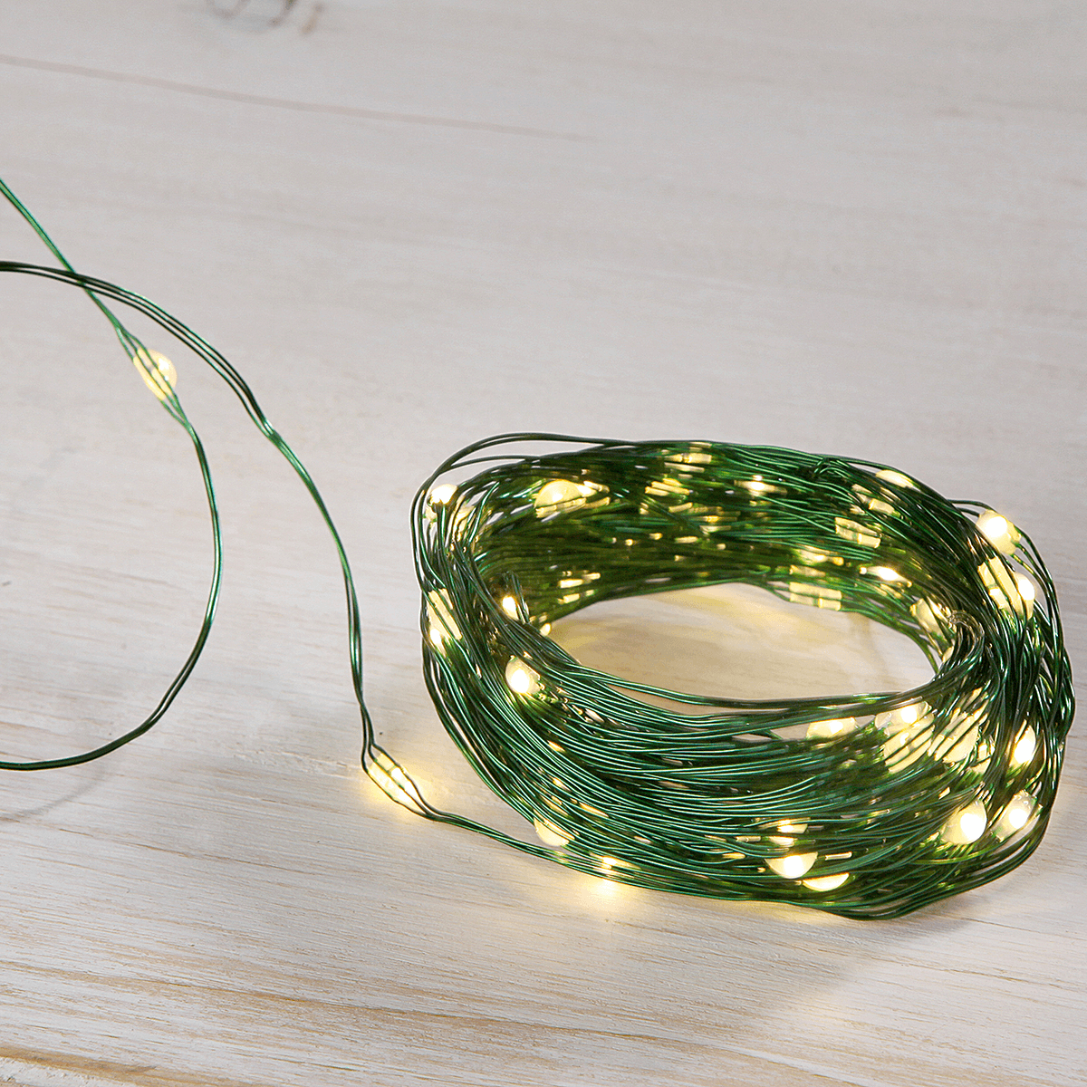 LED wire rope light for indoor use, 100 LED, 10 m - 1