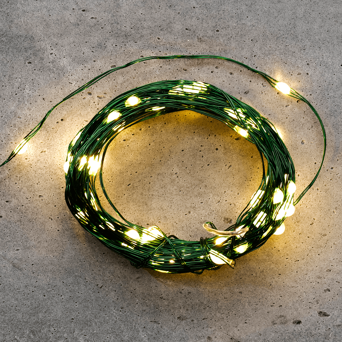 LED wire rope light for indoor use, 100 LED, 10 m - 0