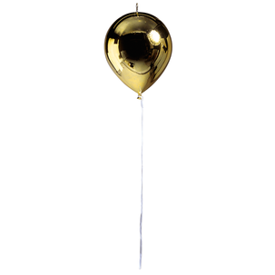 Plastic balloon metallic gold Ø 28 cm