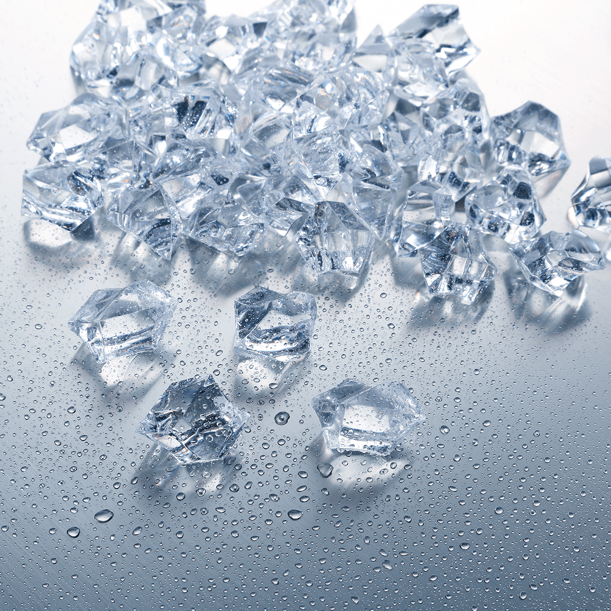 Acrylic decorative crushed ice, 500 g - 0