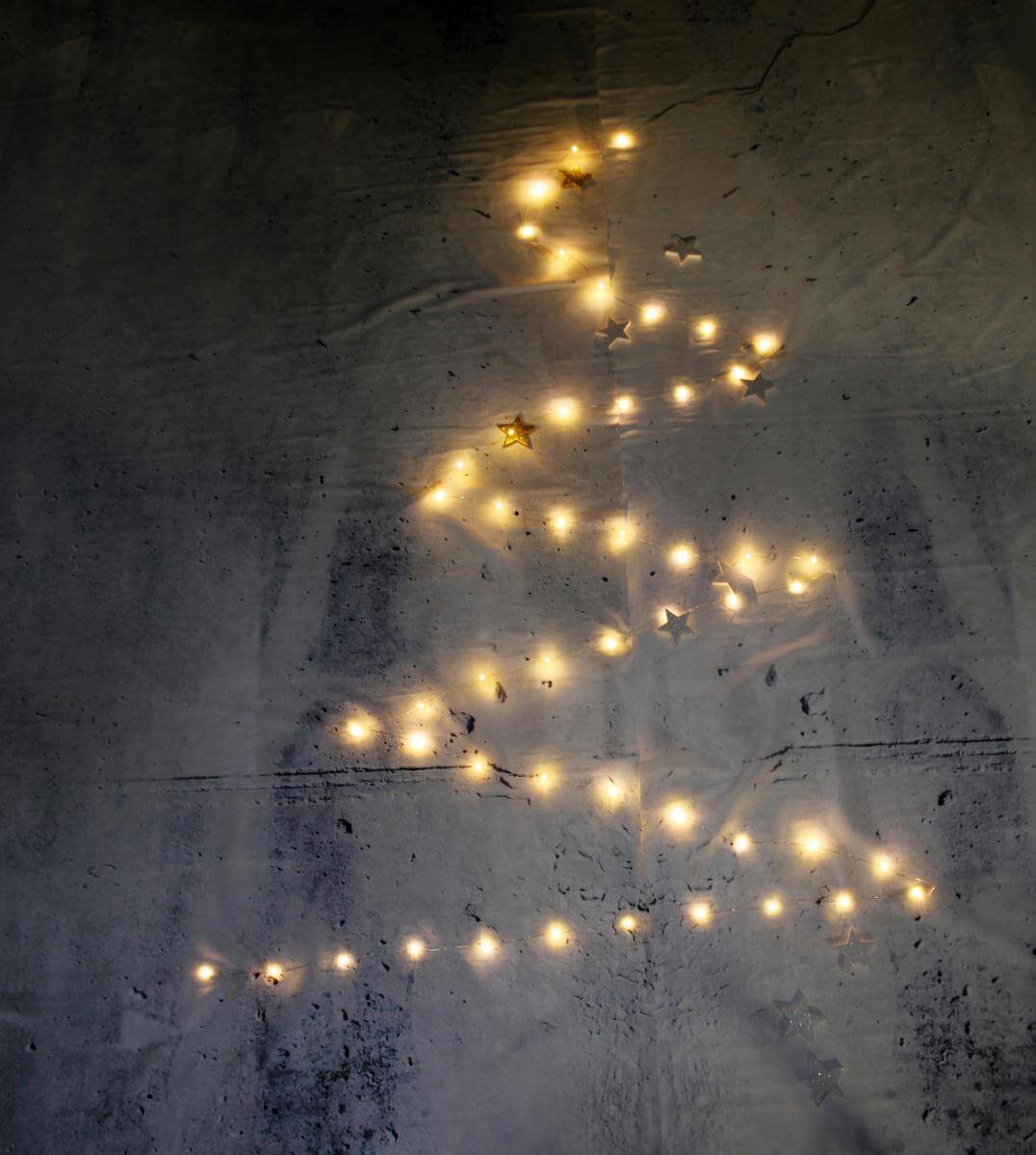LED battery wire rope light for outdoor use, 100 LED, 10 m - 15