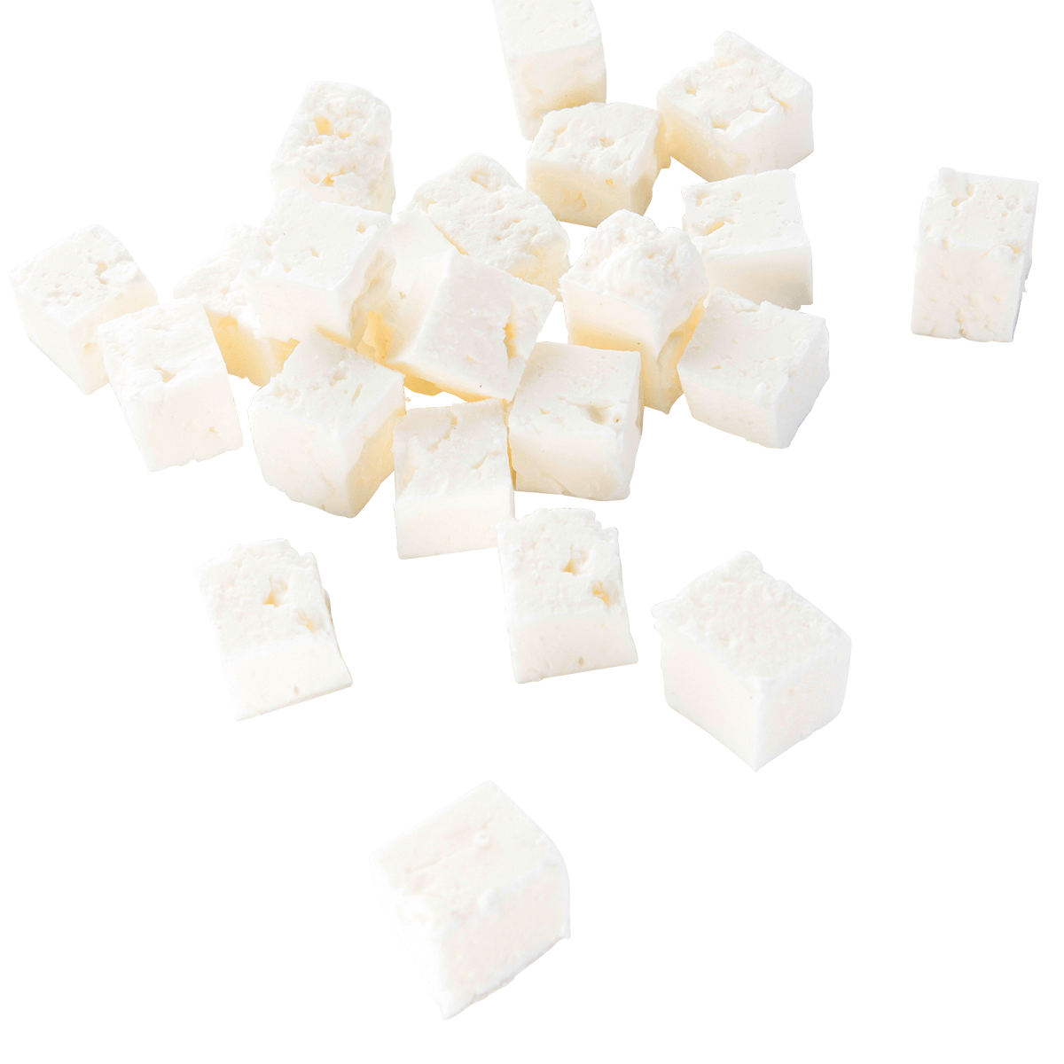 Sheep's milk cheese cubes food replica, 20 pieces - 2