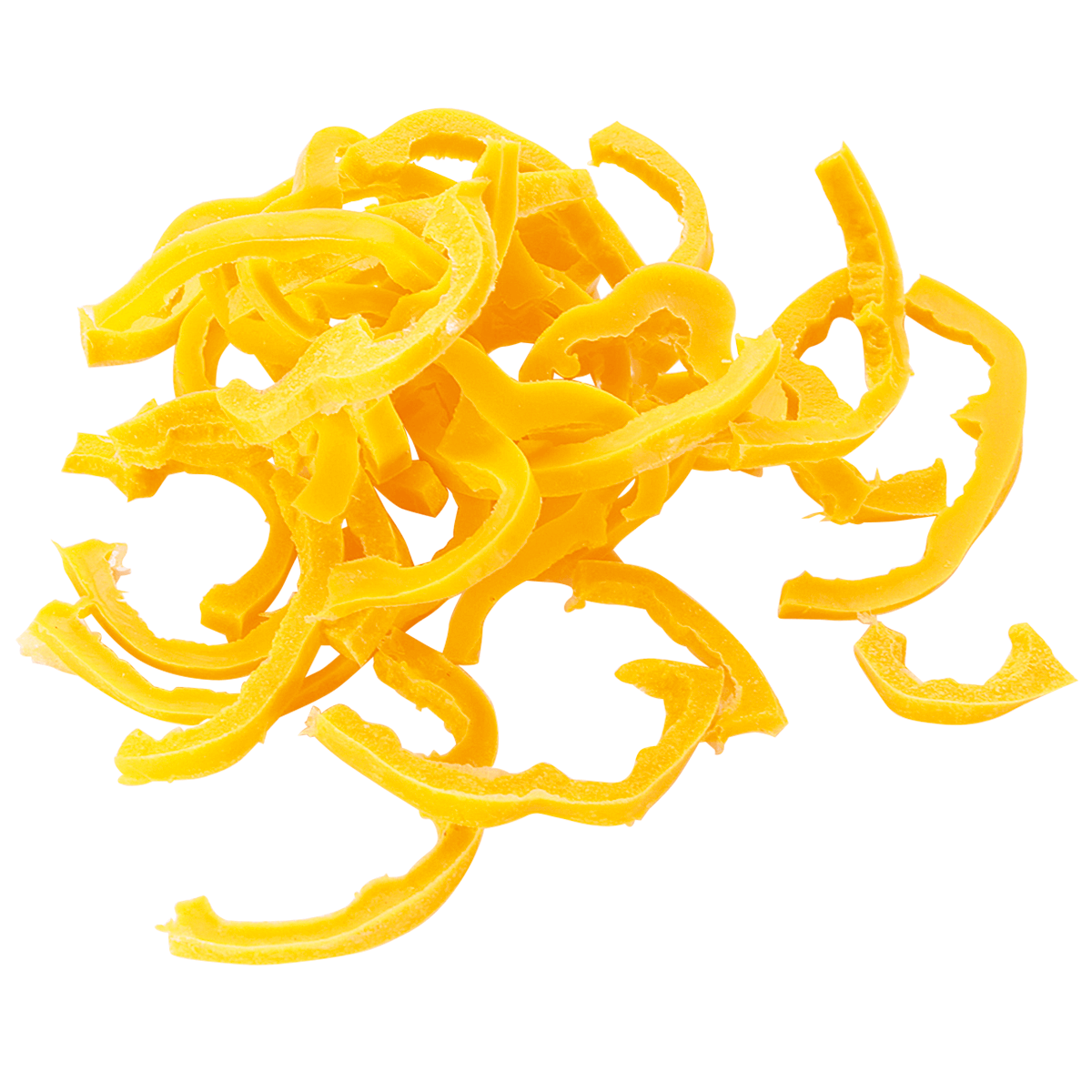 Paprika-Streifen gelb Lebensmittel-Attrappe, 100 g - 0
