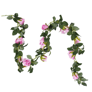 Guirlande de roses artificielles 180 cm, roses