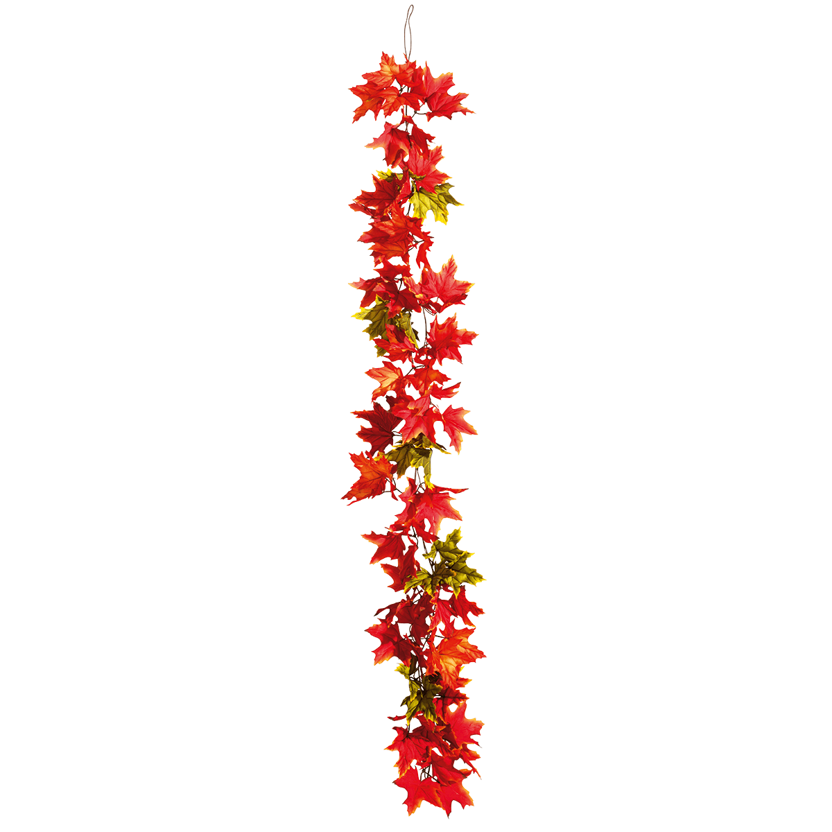 Ahorn-Blätterranke rot - grün 180 cm - 1