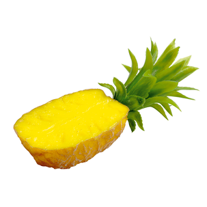 Demi-ananas alimentaire factice 20 cm