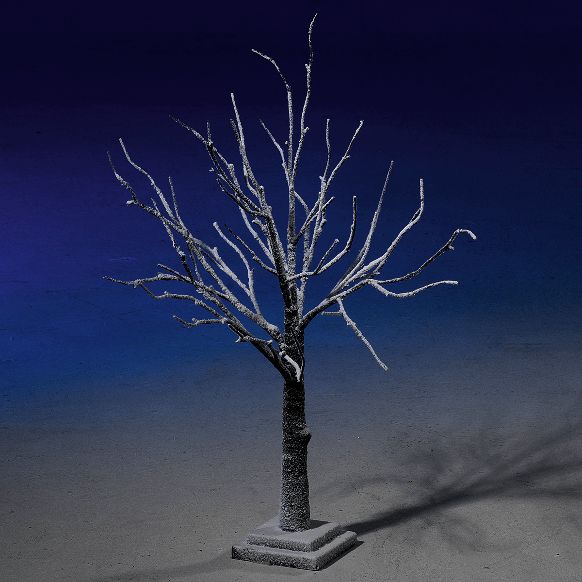 Arbre déco enneigé haut. 70 cm - 1