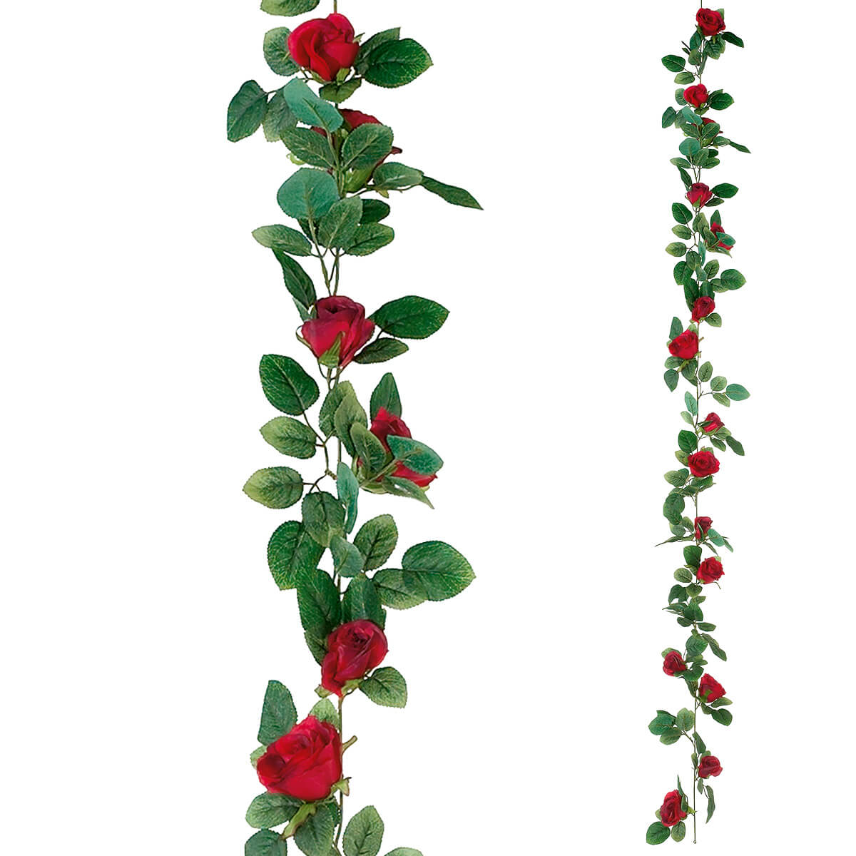 Artificial roses tendril 180 cm, red - 1