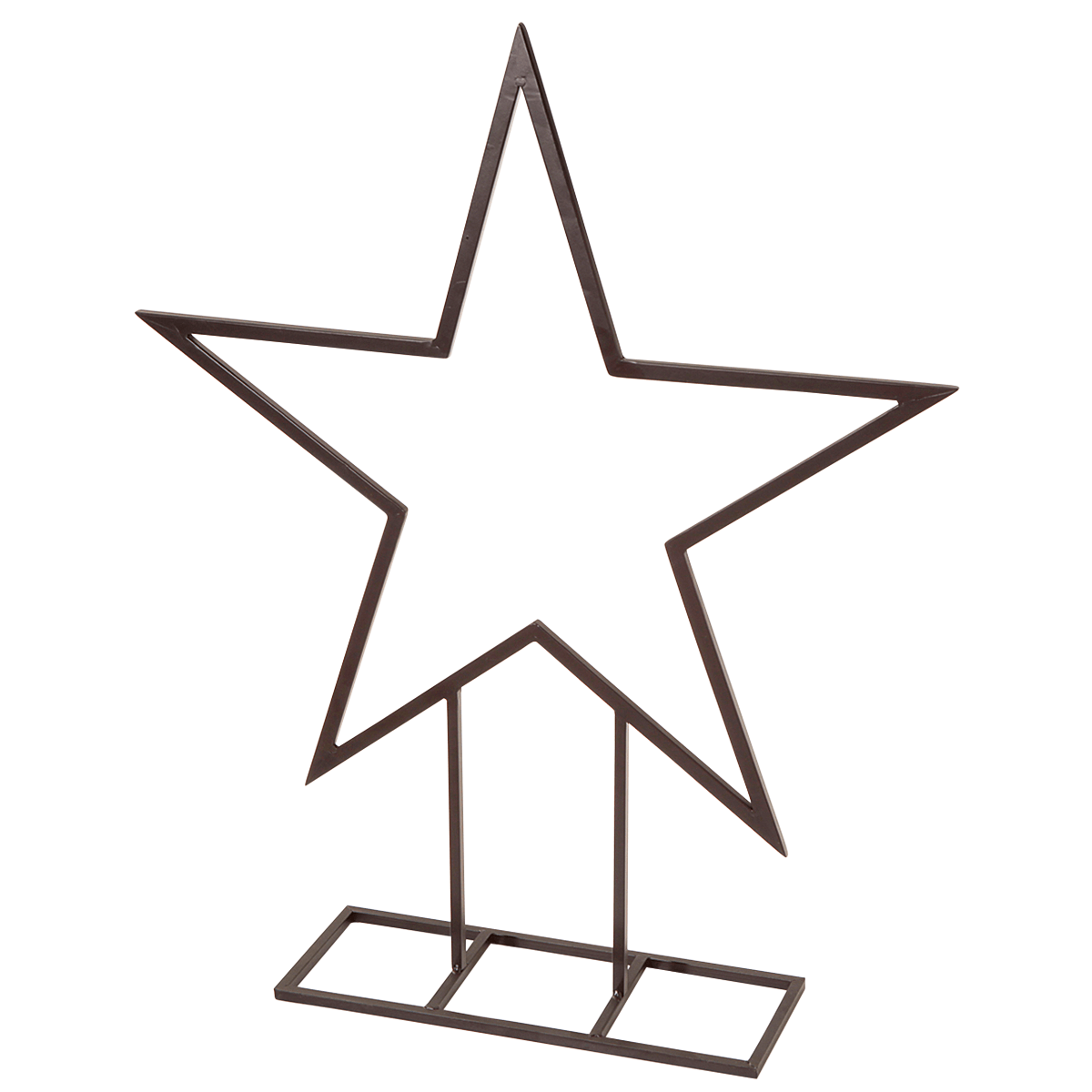 Metal star height 80 cm - 0