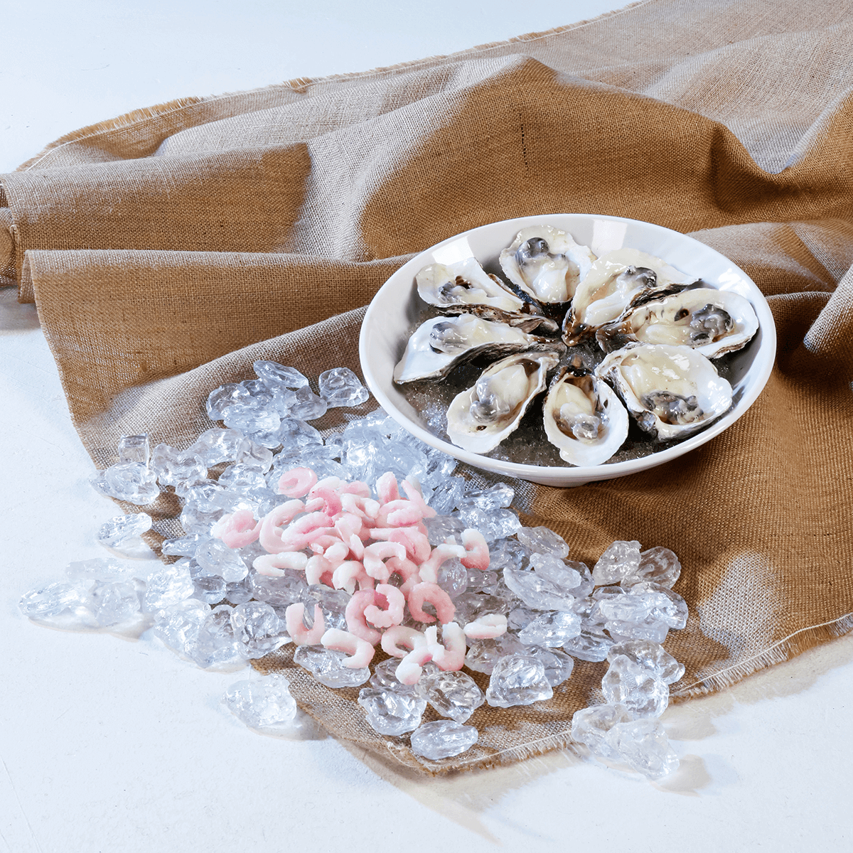 Decorative crushed ice made of glass, 1 kg - 3