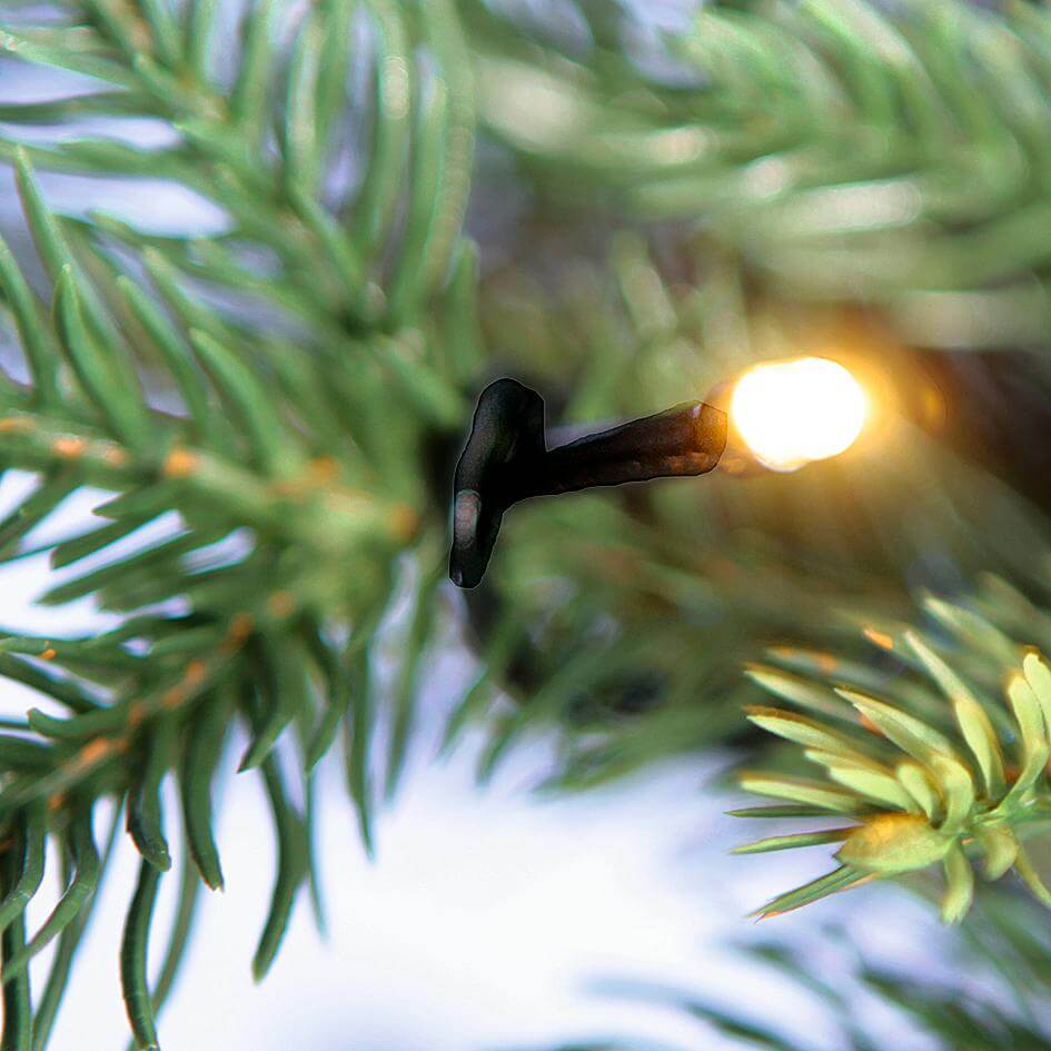 Künstlicher Spritzguss-Weihnachtsbaum Rottanne mit LED 180 cm - 5