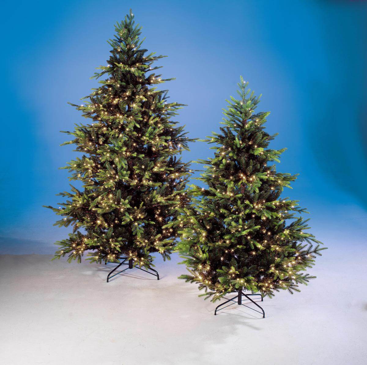 Künstlicher Spritzguss-Weihnachtsbaum Rottanne mit LED 180 cm - 10