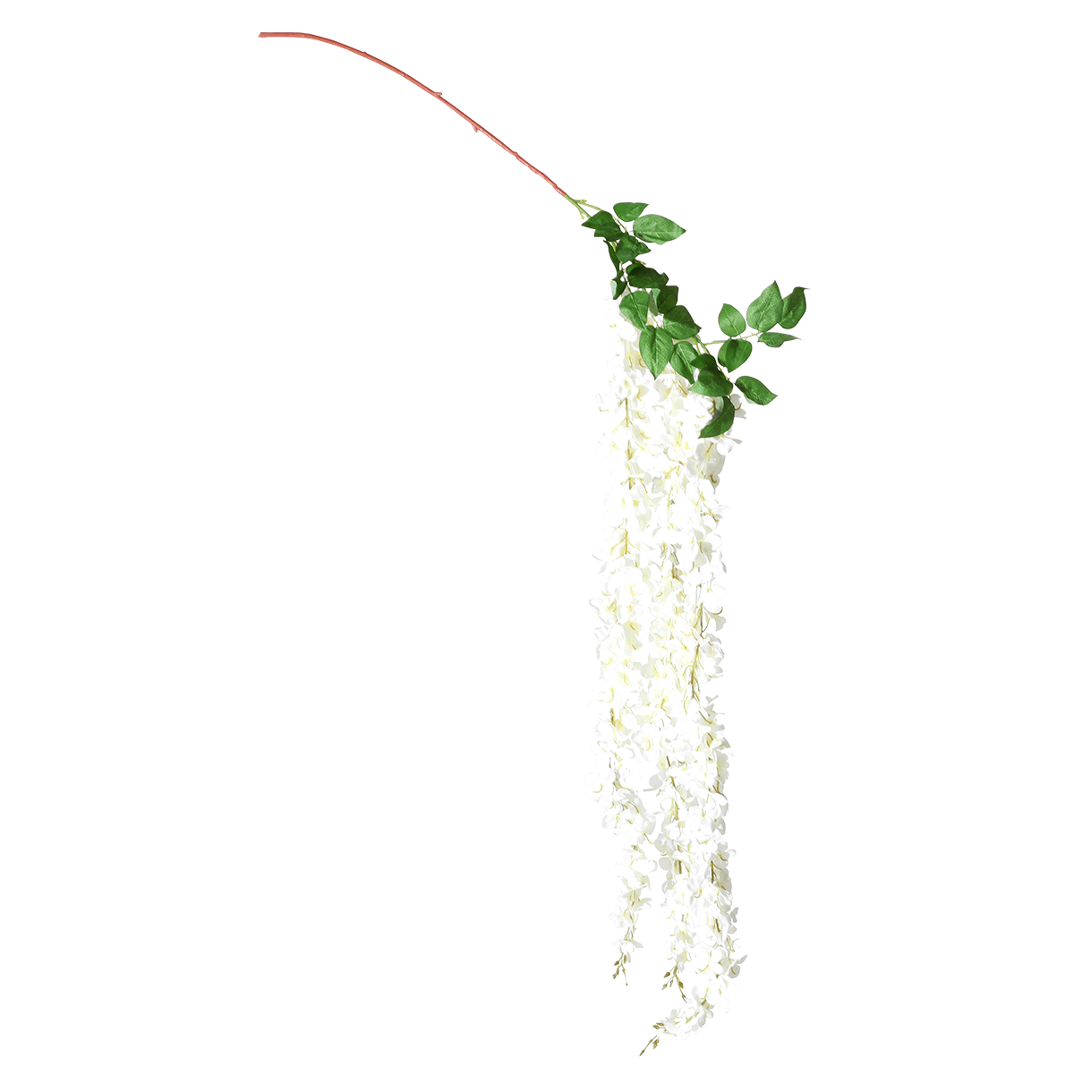 Branche artificielle hortensias blancs, 170 cm - 1