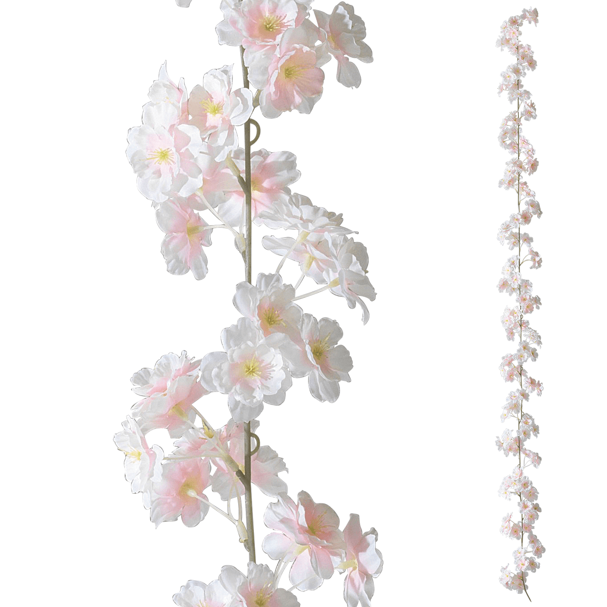 Rama de flores de cerezo decorativas rosa, 180 cm - 0