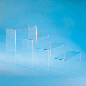 Set de présentation en acrylique de 10 cm de profondeur, 4 pièces