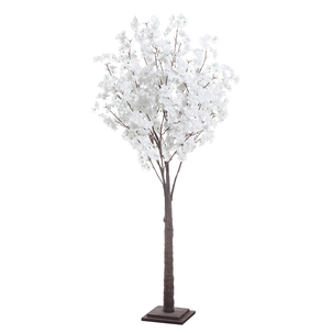 Künstlicher Kirschblütenbaum, 160 cm, weiß