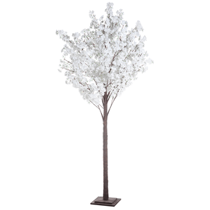 Künstlicher Kirschblüten-Baum, 240 cm, weiß