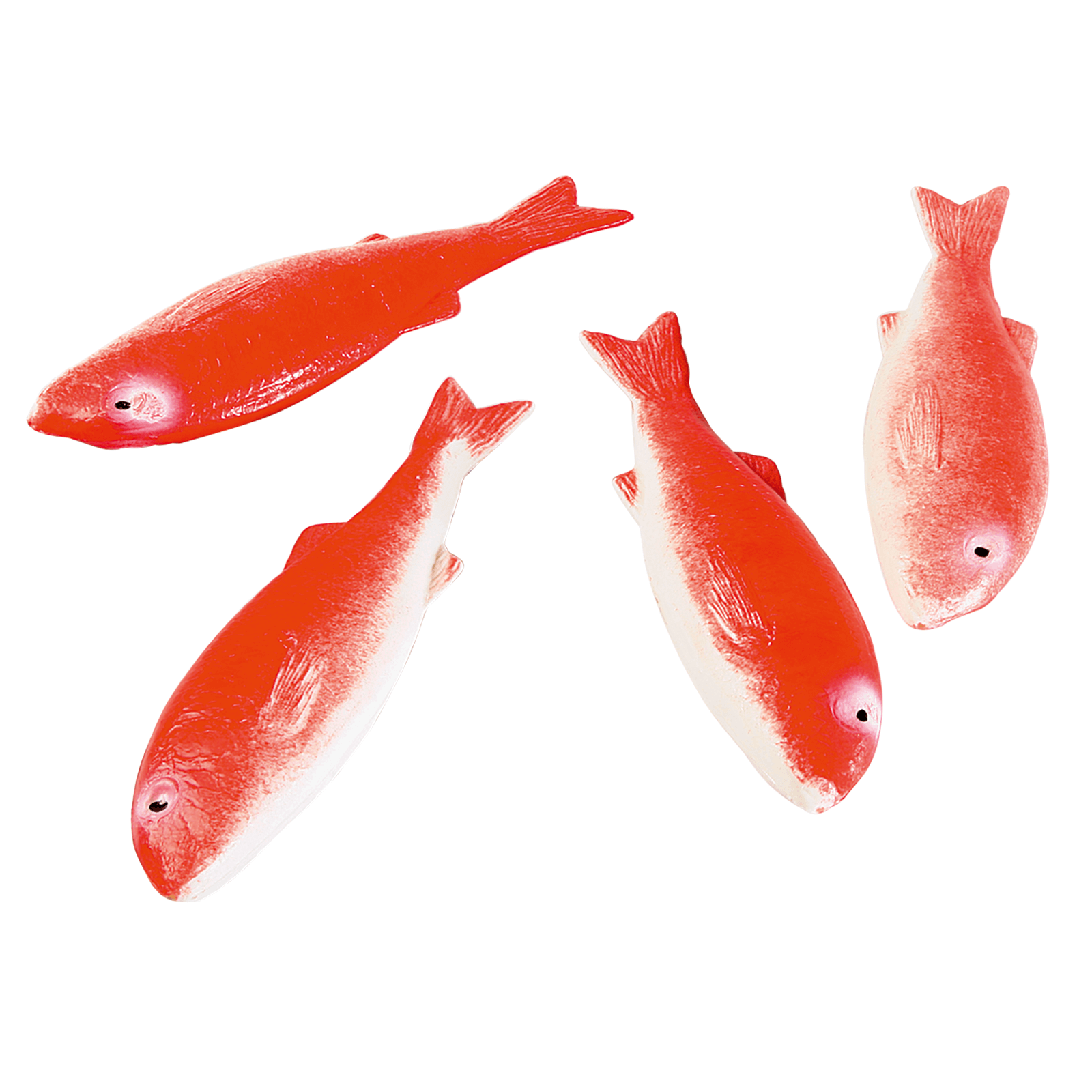 Barbeau de mer factice alimentaire, 21 cm, paquet de 4 pièces - 0