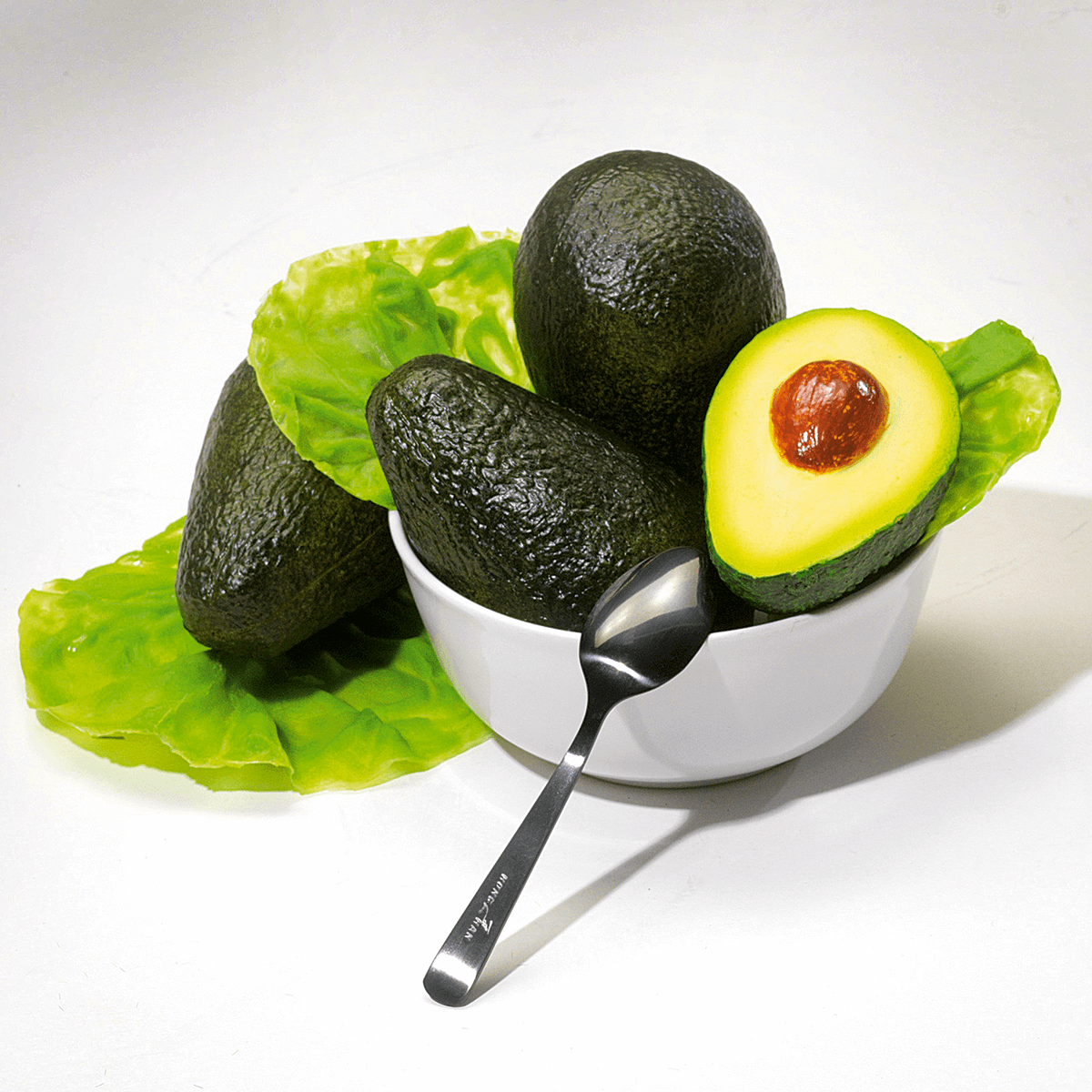 Avocado Lebensmittel-Attrappe, Pack à 3 Stück - 2