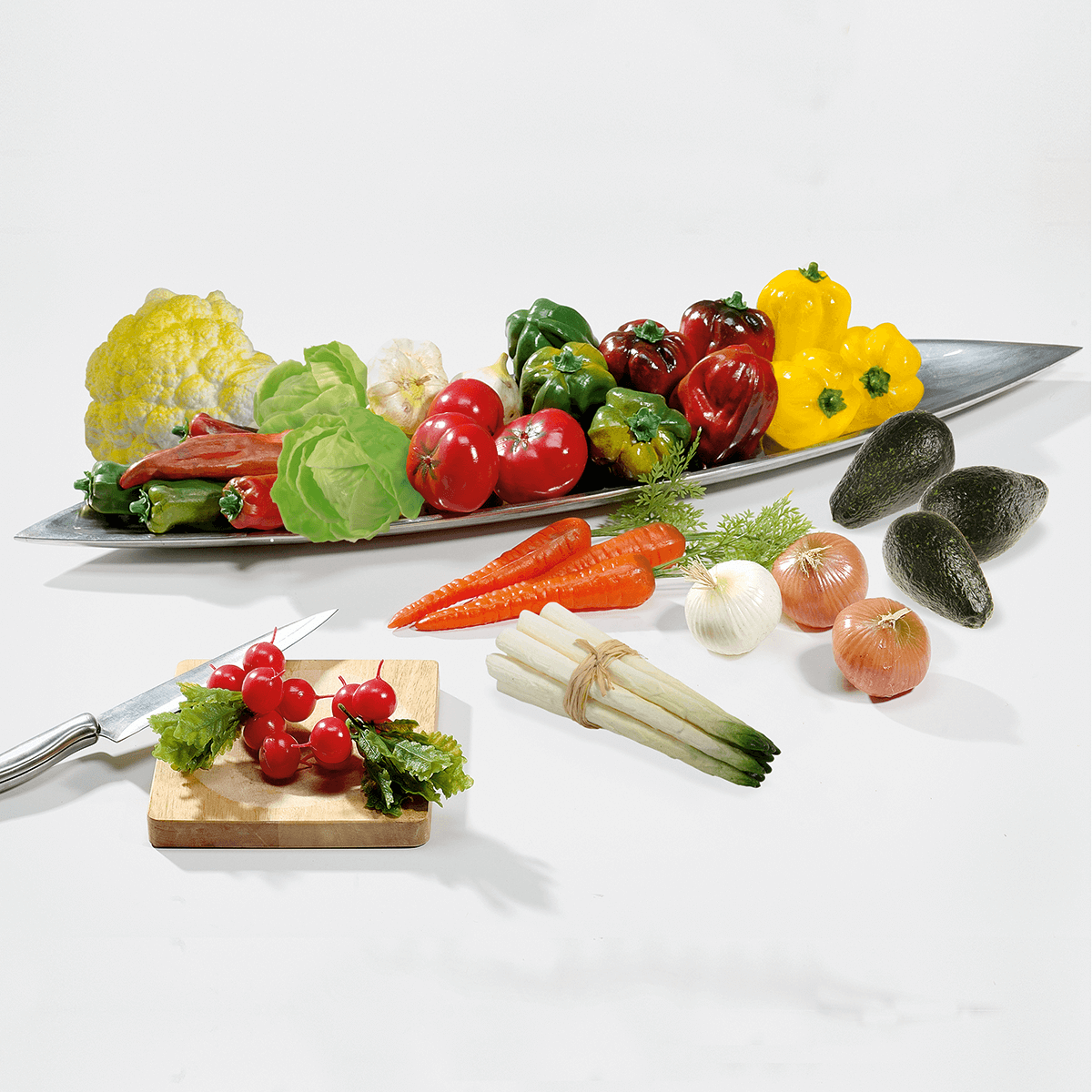 Avocado Lebensmittel-Attrappe, Pack à 3 Stück - 5