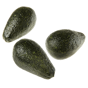 Avocado Lebensmittel-Attrappe, Pack à 3 Stück