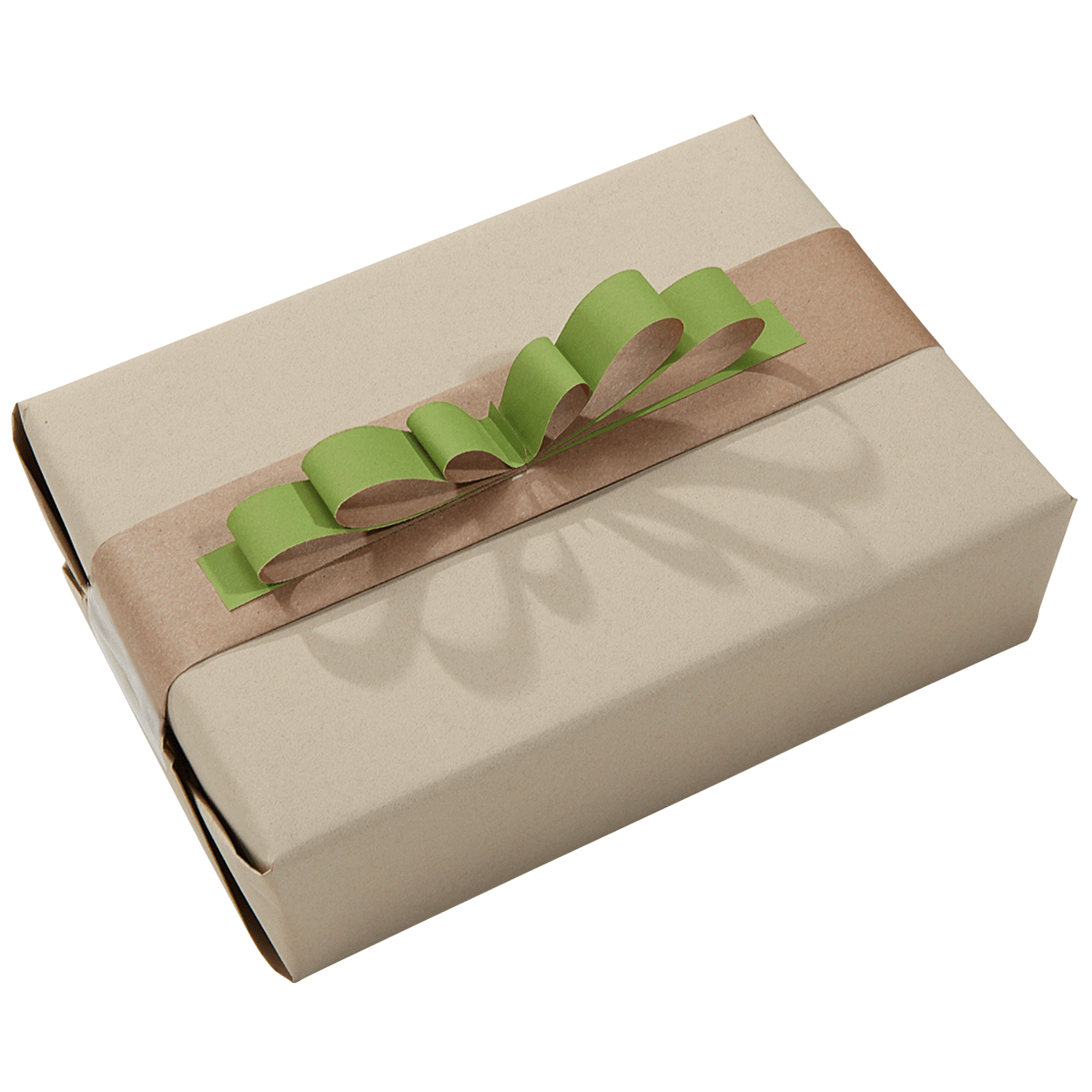 Recyceltes Uni-Kraftpapier in Sandfarben – 50 m Geschenkpapier-Rolle - 1