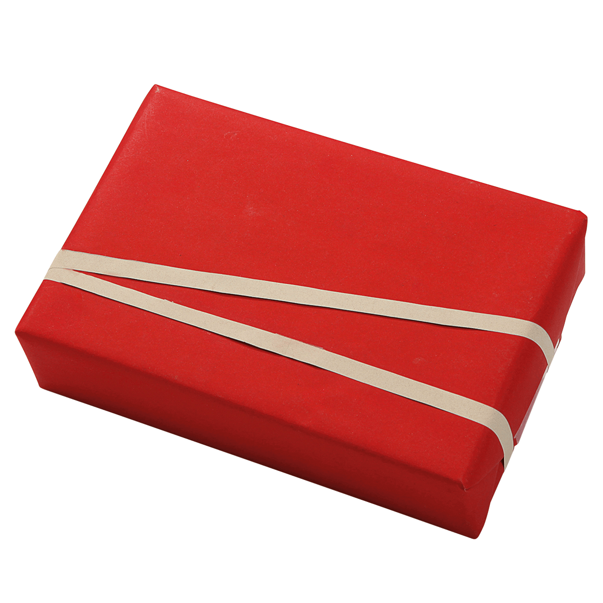 Papel kraft liso rojo reciclado - Bobina de papel de regalo de 50 m - 1