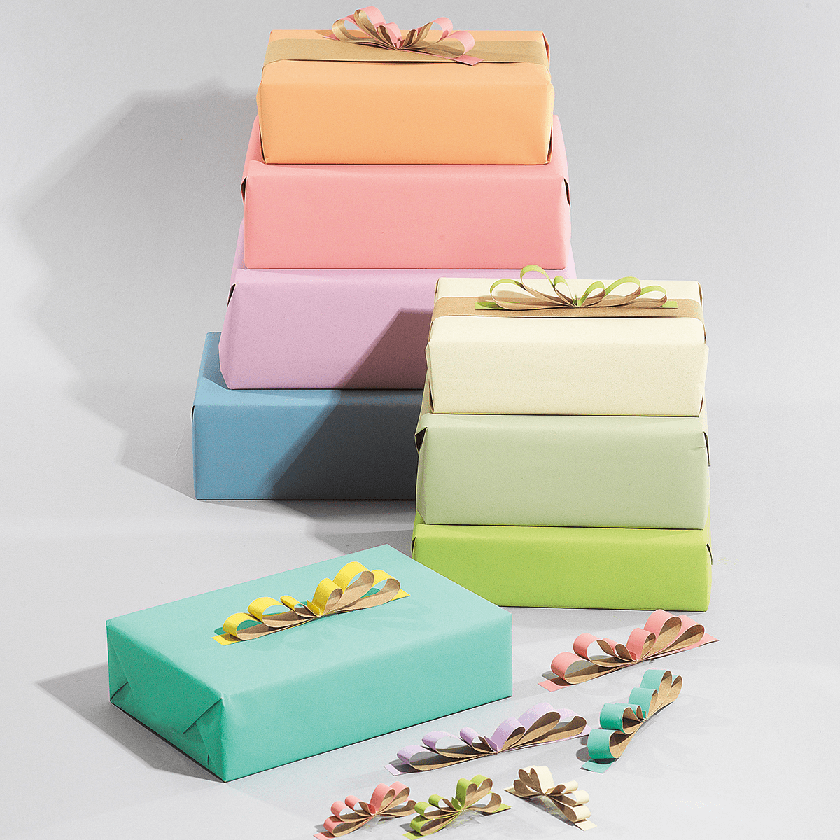 Recycled Plain Kraft Paper - 50 m Gift Wrapping Paper Roll - 5