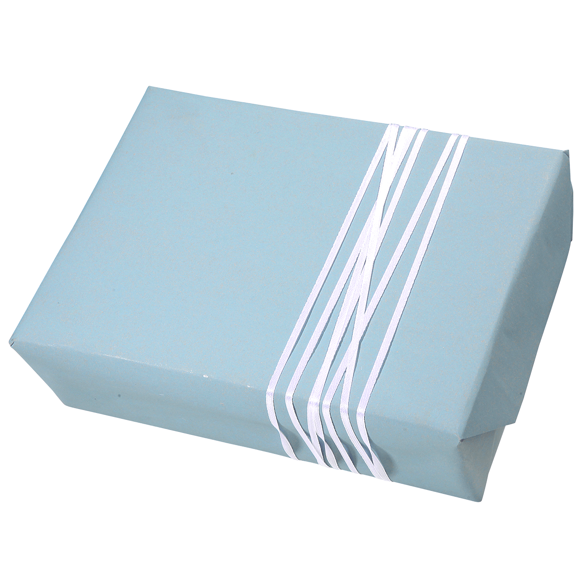 Recyceltes, blaues Uni-Kraftpapier – 50 m Geschenkpapier-Rolle - 3
