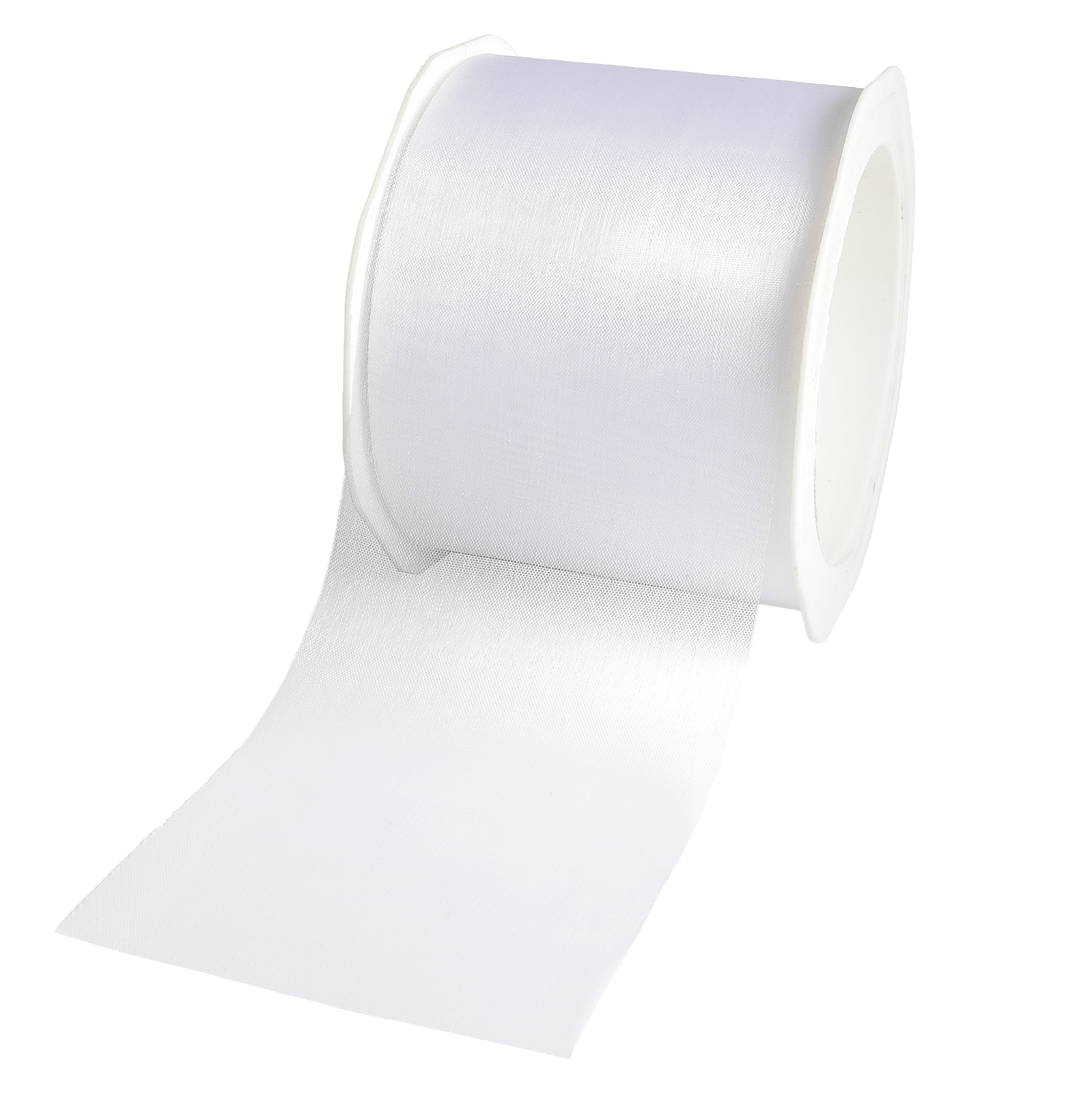 Chiffon ribbon white width 70 mm - 0 Chiffon ribbon white width 70 mm - 0