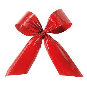 Ruban décoratif pour l'extérieur, 40 cm rouge