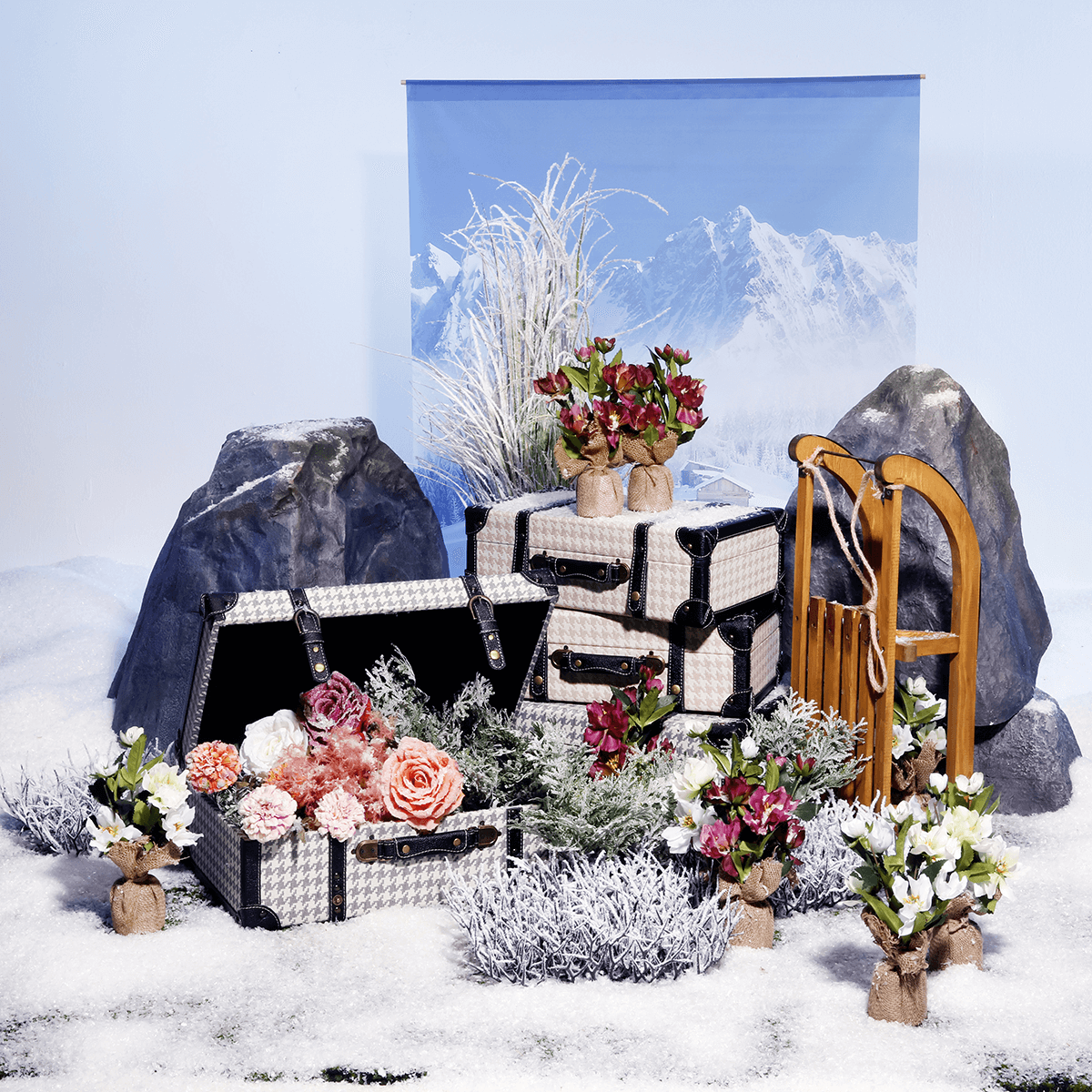 Decorative sleigh 62 cm - 4