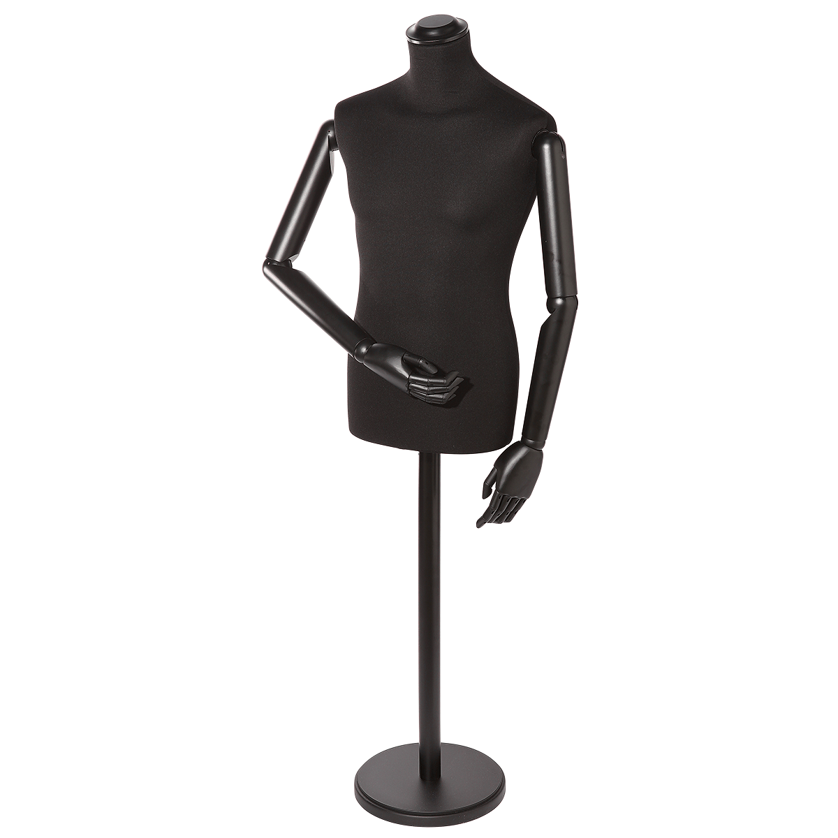 Buste de tailleur homme, buste 76 cm, noir/noir - 1