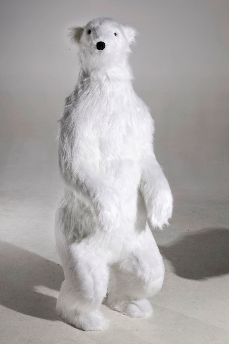 Figura animal de tamaño natural oso polar, altura: 190 cm - 7