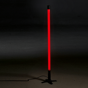 Tube néon long. 134 cm, rouge