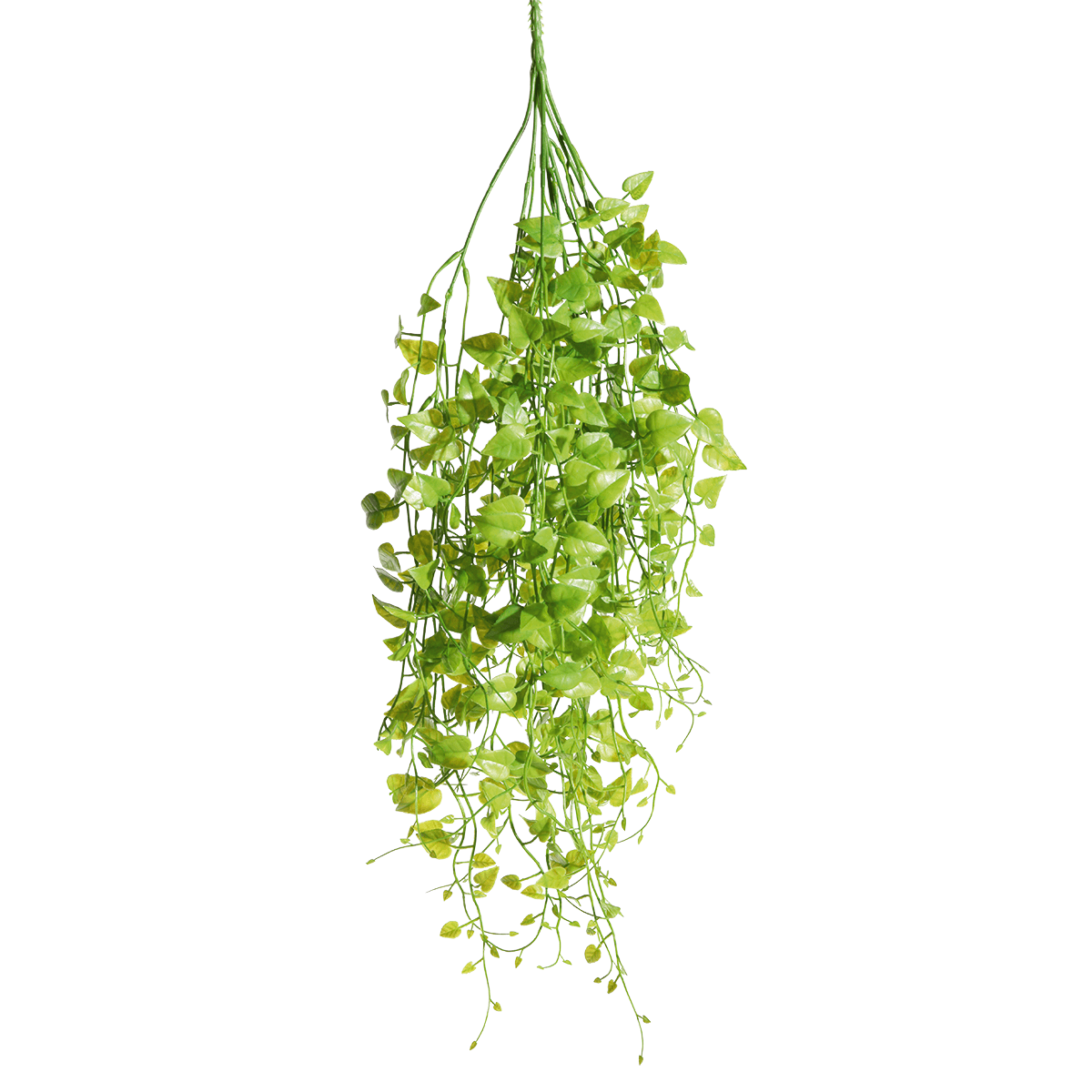 Suspensions de plantes artificielles feuille en coeur, 68 cm - 0