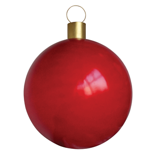 Boule de Noël, rouge, Ø 100 cm