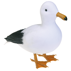 Gaviota decorativa de pie, altura: 28 cm