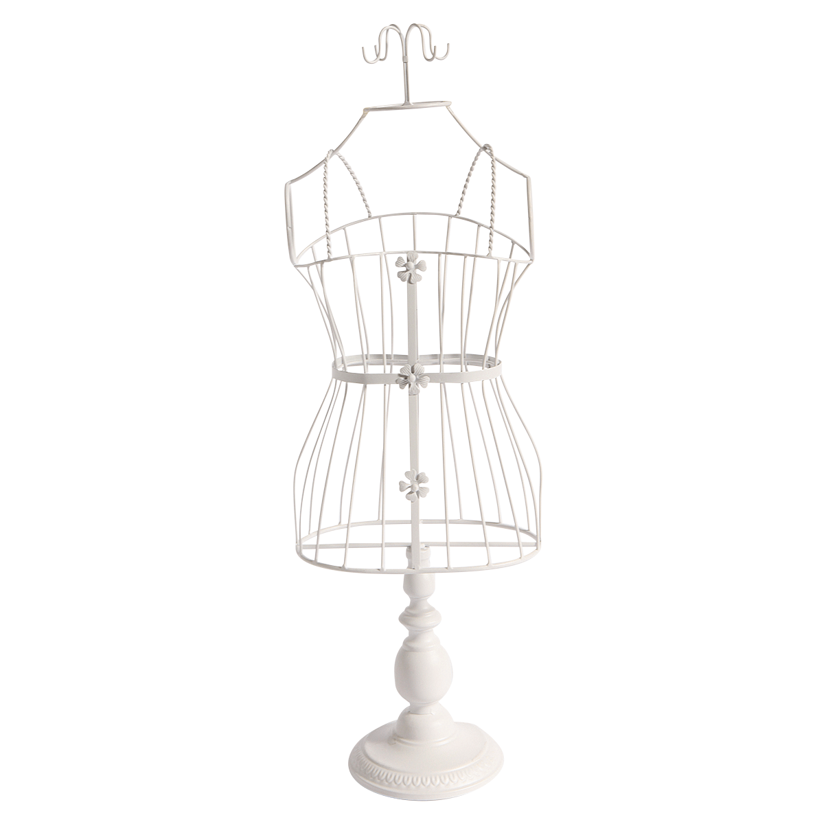Buste déco "Nostalgie" blanc 64 cm - 0