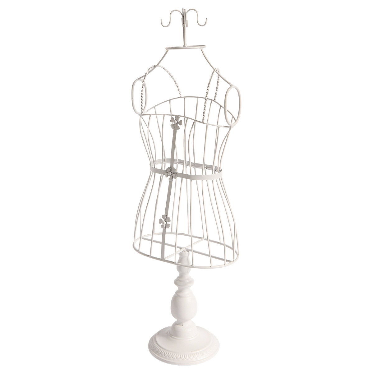Buste déco "Nostalgie" blanc 64 cm - 1
