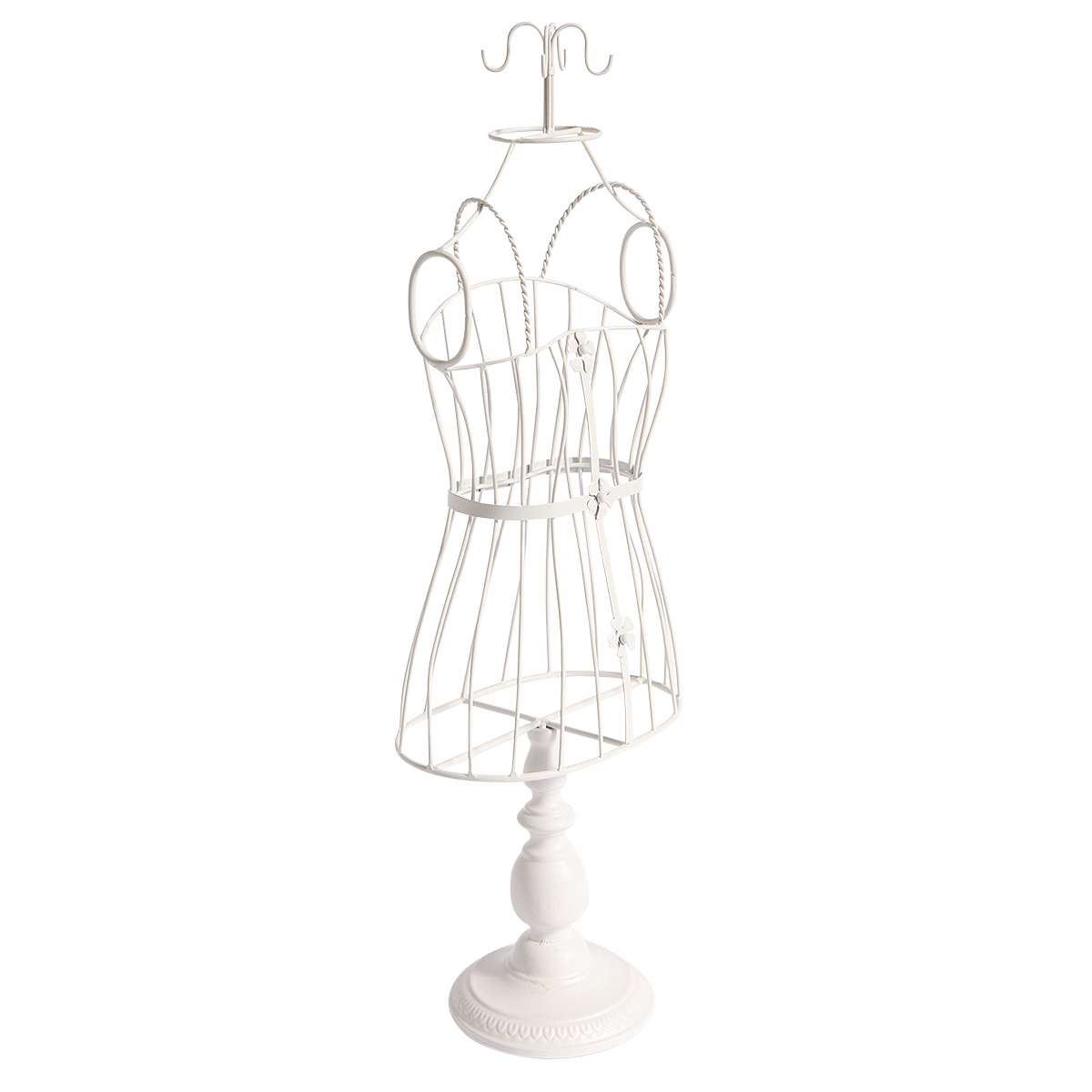 Buste déco "Nostalgie" blanc 64 cm - 2
