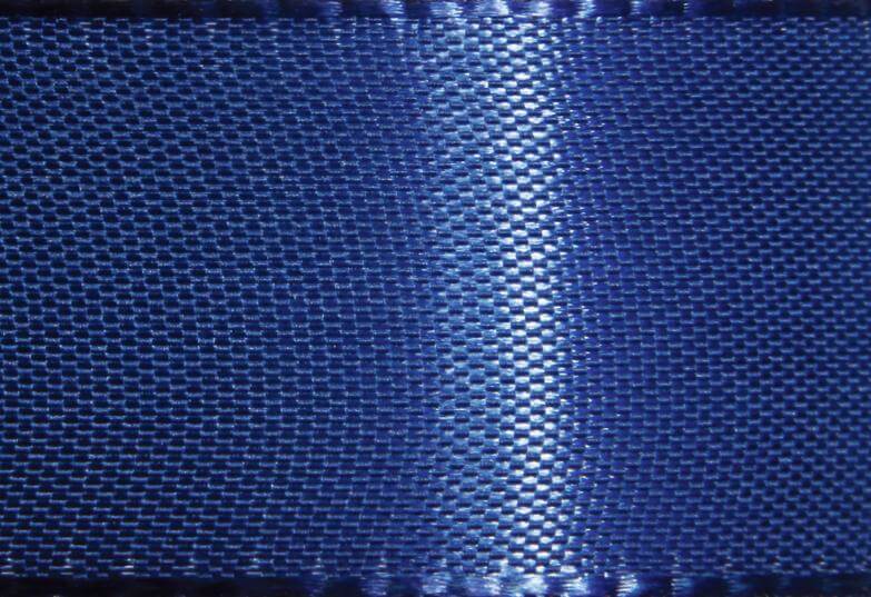 Ruban de taffetas avec lisière tissée 25 mm, 50 m, bleu royal - 1