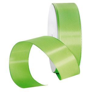 Cinta de tafetán con orillo 40 mm, 50 m, verde claro