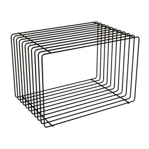 Cube en treillis 60 x 40 cm noir