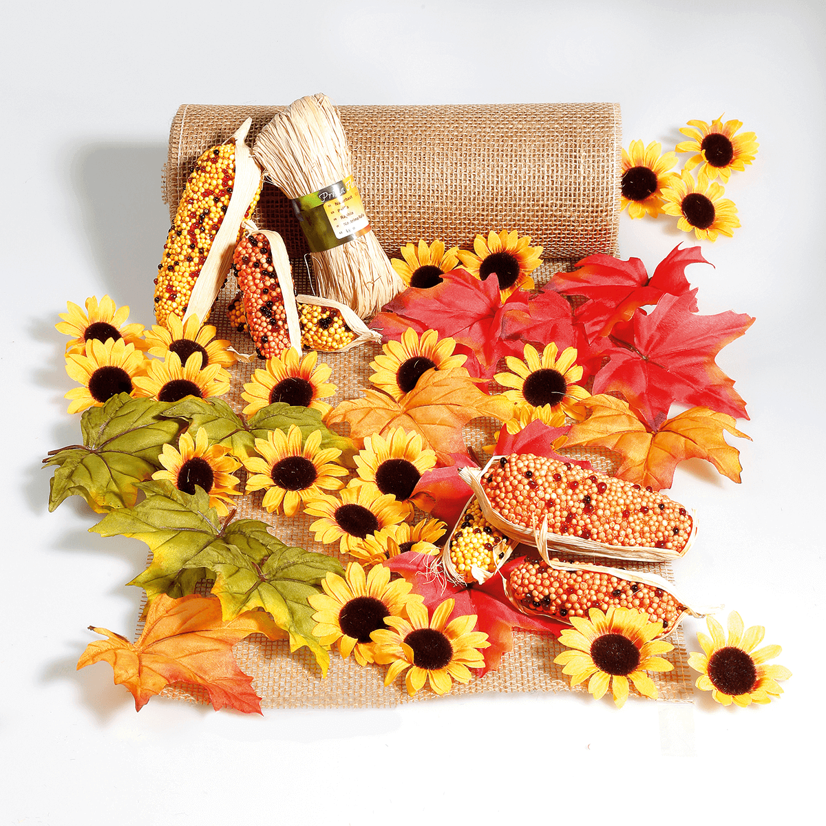 Decoración flores girasoles, paquete de 24 piezas - 8